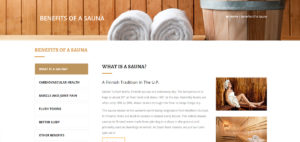 Information on the Benefits a Sauna can offer.